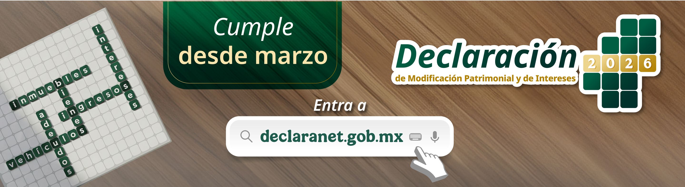 Declaración Patrimonial y de Intereses 2026