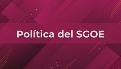 Política del SGOE